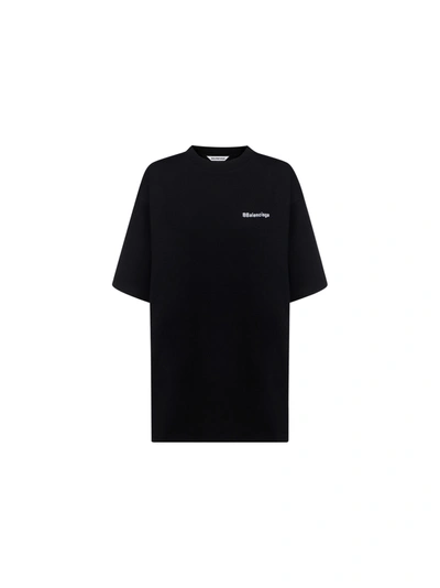 Shop Balenciaga T-shirt In Black/white