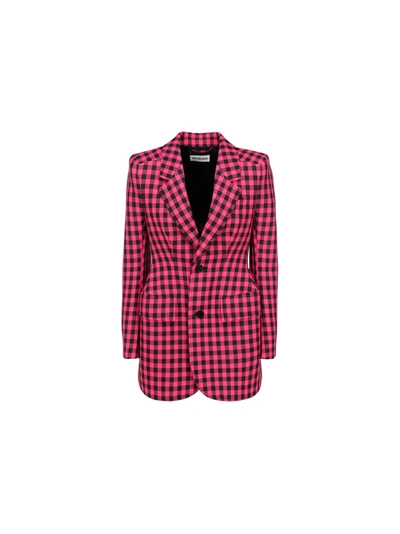 Shop Balenciaga Jacket In Pink/black