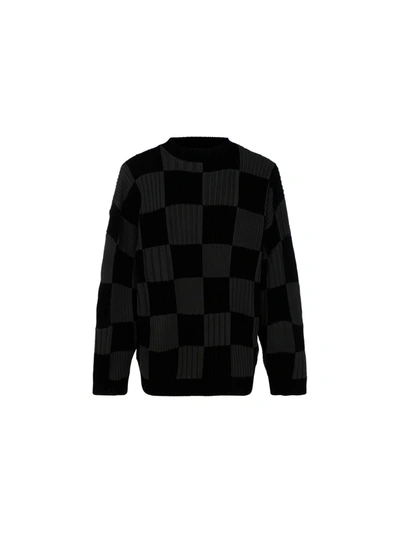 Shop Balenciaga Sweater In Black/grey