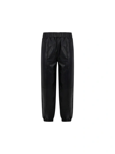 Shop Ganni Pants In Black