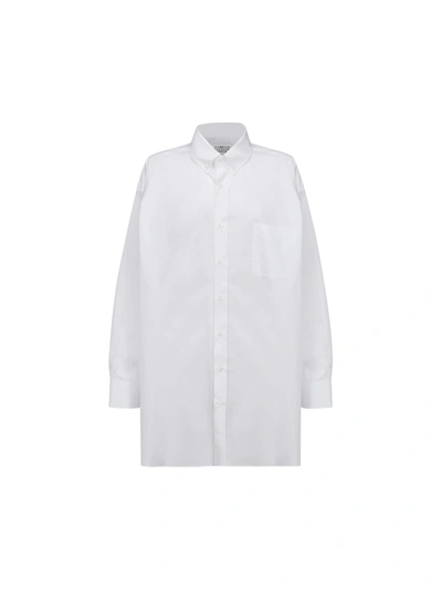 Shop Maison Margiela Shirt In Optic White