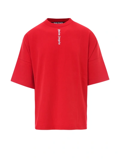 Shop Palm Angels T-shirt In Red