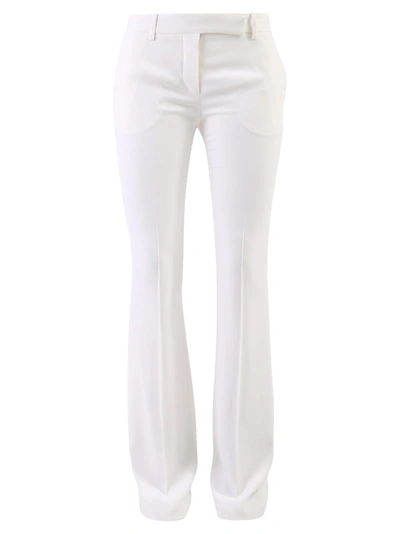 Shop Alexander Mcqueen White Trousers