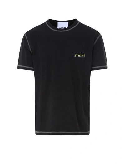 Shop Koché T-shirt In Black