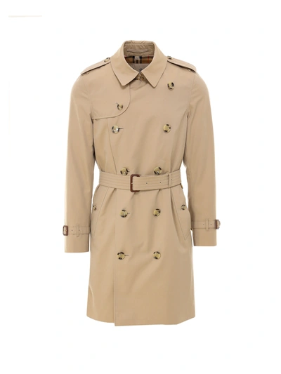 Shop Burberry Trench In Beige