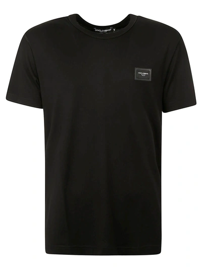 Shop Dolce & Gabbana Chest Patched T-shirt In Black