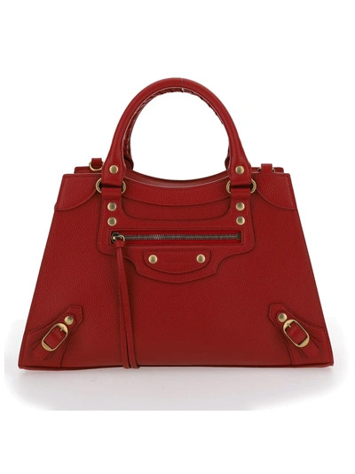 Shop Balenciaga Neo Classic City S Handbag In Medium Red
