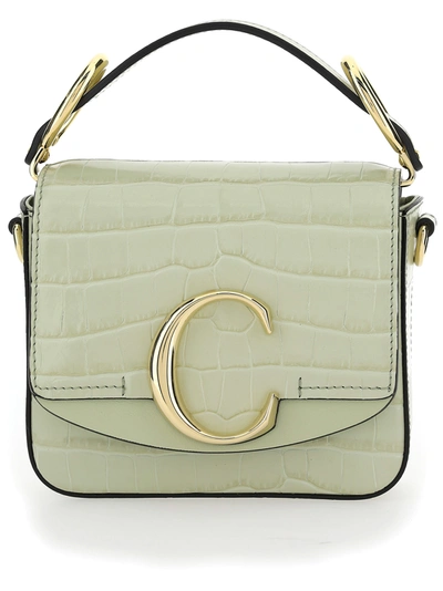 Shop Chloé Mini Shoulder Bag In Light Eucalyptus