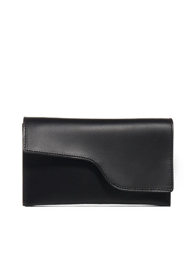 Shop Atp Atelier Ulignano Leather Bag In Black