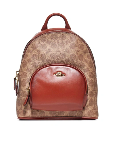 Shop Coach Backpack In B4/tanrust