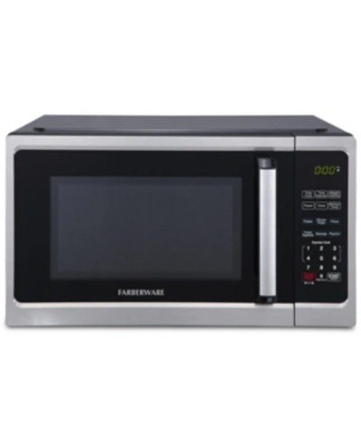 Shop Farberware Classic 0.9 Cu. Ft 900-watt Microwave Oven In Stainless Steel