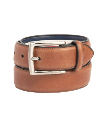 Shop Tommy Hilfiger Big Boys Comfort Flex Stretch Casual Belt In Brown