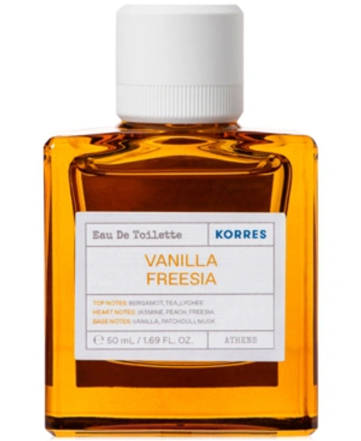 Shop Korres Vanilla Freesia Eau De Toilette, 1.69-oz.