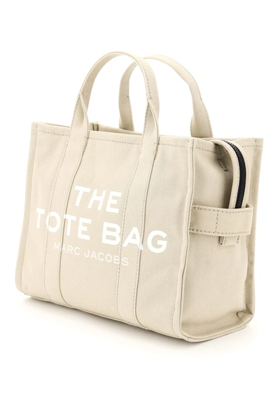 Shop Marc Jacobs The Small Traveler Tote Bag In Beige