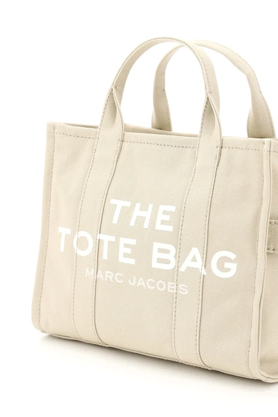 Shop Marc Jacobs The Small Traveler Tote Bag In Beige