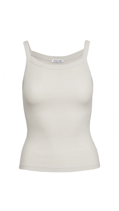 Shop Cotton Citizen Verona Tank In White Stone