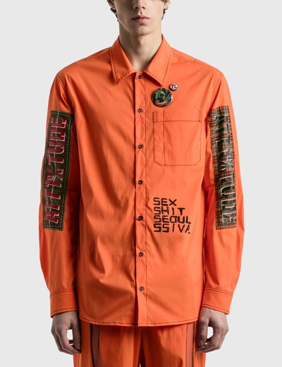 Shop 99% Is "4s" Shirt In Orange