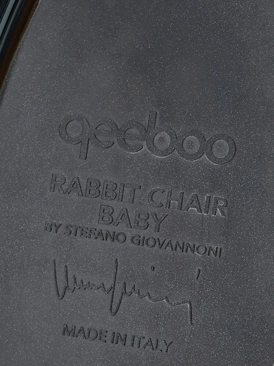 Shop Qeeboo Rabbit Baby Chair In Metallic