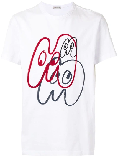 MONCLER LOGO-PRINT T-SHIRT 