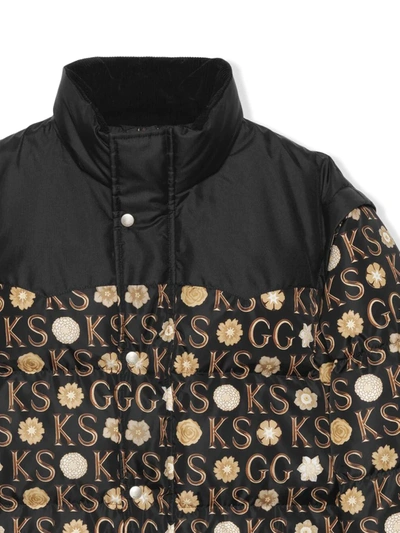 Shop Gucci X Ken Scott Down Jacket In Black