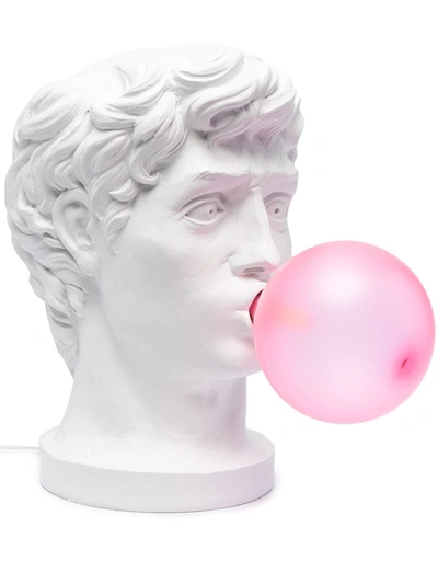 Shop Seletti Statue Bublegum Lamp In White