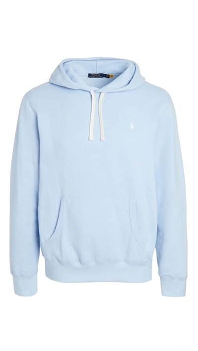 Shop Polo Ralph Lauren Fleece Sweatshirt In Blue