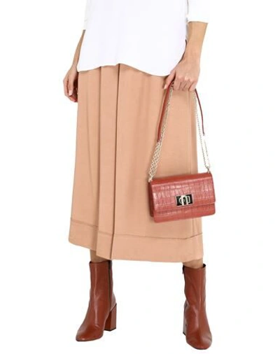 Shop Furla 1927 Mini Crossbody 20 Woman Cross-body Bag Brick Red Size - Soft Leather