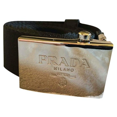 Pre-owned Prada Black Belt