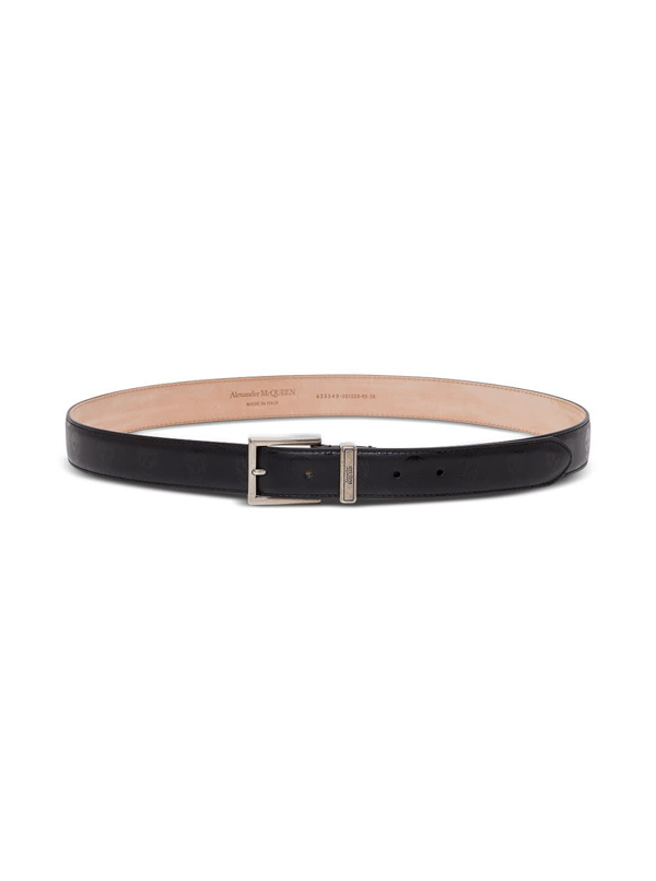 alexander mcqueen skull belt