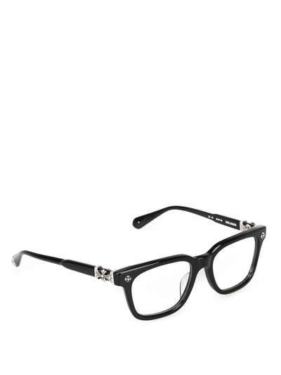 Shop Chrome Hearts Cox Ucker Eyewear In Black