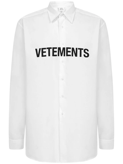 Shop Vetements Shirt In White