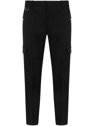 Shop Alexander Mcqueen Trousers In Black