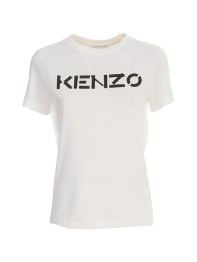 Shop Kenzo Logo Classic T-shirt In White