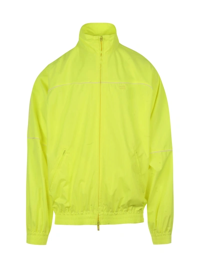 Shop Balenciaga Tracksuit Jacket In Fluo Yellow