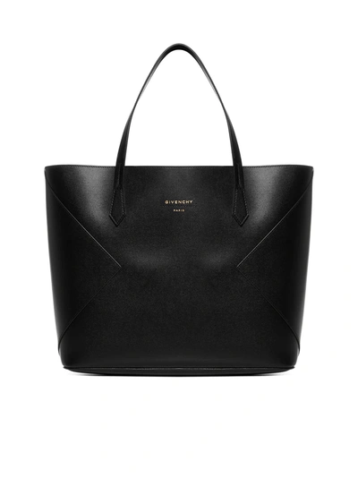 Shop Givenchy Tote In Black White