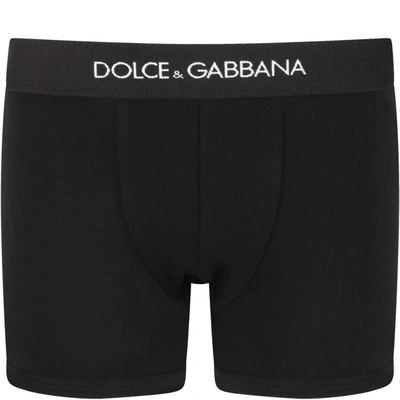 Shop Dolce & Gabbana Black Set For Boy