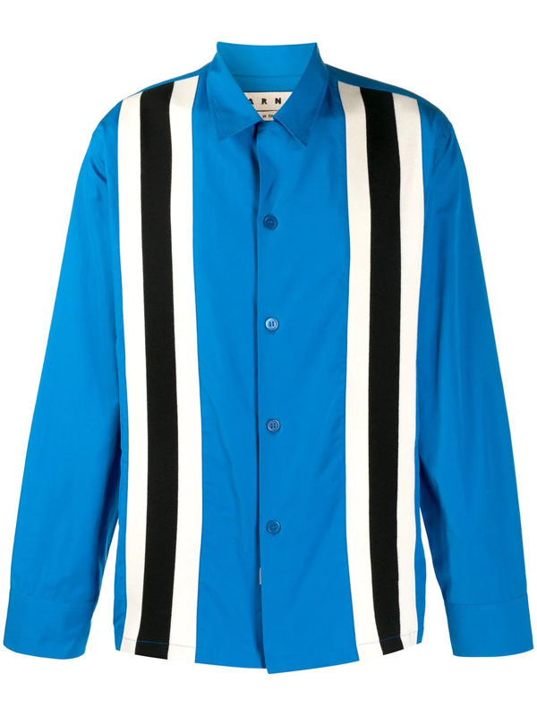 Marni Striped Oversized Cotton Bowling 