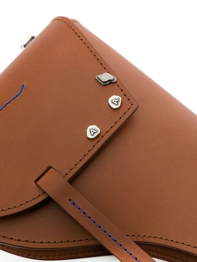 Shop Ader Error Western Style Shoulder Bag In Brown