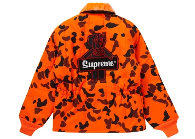 Pre-owned Supreme  Refrigiwear Insulated Iron-tuff Jacket Orange Camo