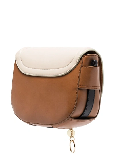Shop See By Chloé Panelled Mara Crossbody Bag In Brown