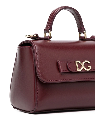 Shop Dolce & Gabbana Dg-logo Handbag In Red