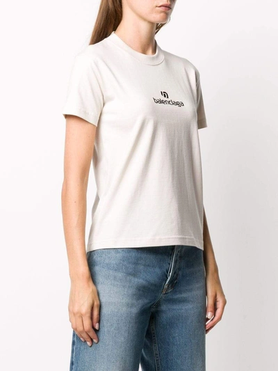 Shop Balenciaga T-shirts And Polos In Bianco