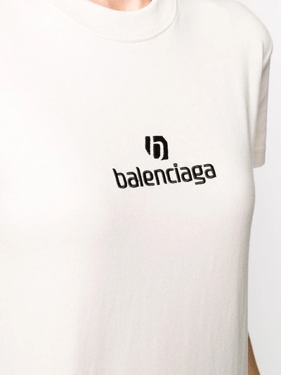 Shop Balenciaga T-shirts And Polos In Bianco