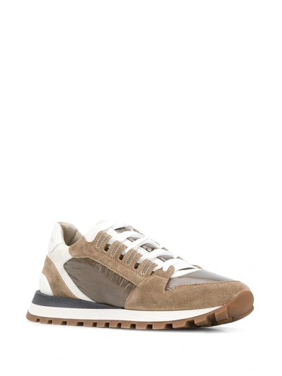 Shop Brunello Cucinelli Sneakers In Marrone