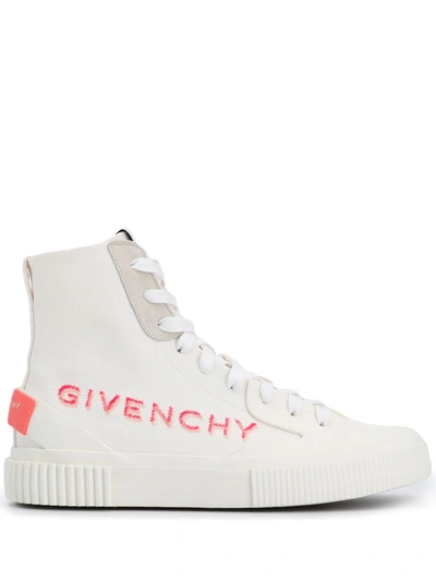 Shop Givenchy Sneakers In Bianco