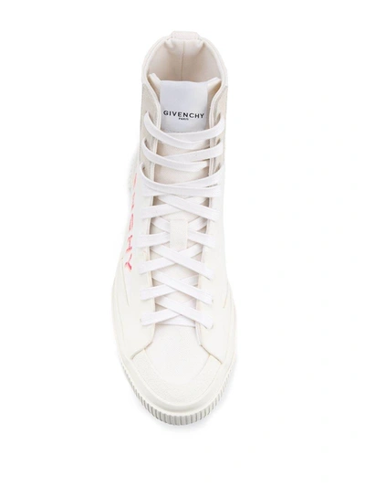 Shop Givenchy Sneakers In Bianco