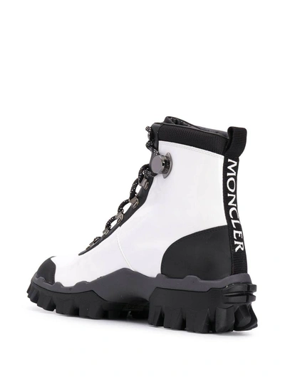 Shop Moncler Boots In Bianco