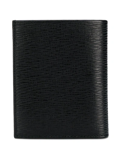 Shop Ferragamo Revival Leather Wallet In Black