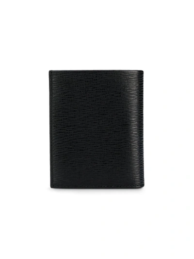 Shop Ferragamo Revival Leather Wallet In Black