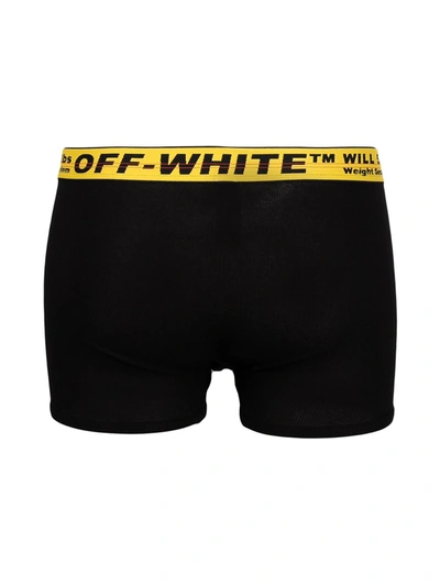 Shop Off-white Tripack Classic Industrial Boxer In Black